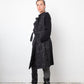 Dries van Noten 2010's sleeveless wool bouclé grey coat with belt