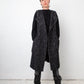 Dries van Noten 2010's sleeveless wool bouclé grey coat with belt