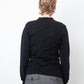 Dirk Schönberger 2000's black wool sweater with straps