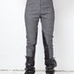 Christian Dior 2000's wool grey riding trousers with leather patches