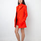 Courrèges 2020's red wool A-line coat