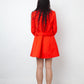 Courrèges 2020's red wool A-line coat