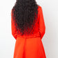 Courrèges 2020's red wool A-line coat