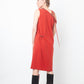 A.F. Vandervorst 2000's asymmetric red dress with lace details