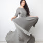 Dries van Noten 2010's grey pleated evening dress