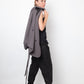 A.F. Vandervorst 2000's black leather loose trousers with belt