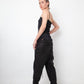 A.F. Vandervorst 2000's black leather loose trousers with belt