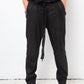 A.F. Vandervorst 2000's black leather loose trousers with belt