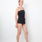 Laura Biagotti 90's black ruffled bodysuit