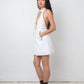 Dsquared2 Spring 2008 cotton halter dress with golden hardware