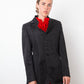 Dirk Bikkembergs 2000's nylon black jacket with large back pocket detail