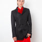Dirk Bikkembergs 2000's nylon black jacket with large back pocket detail