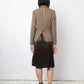Yves Saint Laurent Fall 2006 brown cotton knit blazer