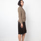 Yves Saint Laurent Fall 2006 brown cotton knit blazer