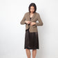 Yves Saint Laurent Fall 2006 brown cotton knit blazer