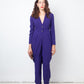 Emporio Armani 90's purple jumpsuit with attached blazer