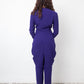 Emporio Armani 90's purple jumpsuit with attached blazer