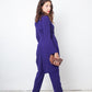 Emporio Armani 90's purple jumpsuit with attached blazer