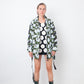 Off-White resort 2018 flower pattern denim jacket with belt and strap detail