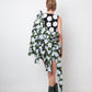 Off-White resort 2018 flower pattern denim jacket with belt and strap detail