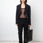 Vivienne Westwood Anglomania 2010's black cotton pantsuit