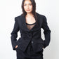 Vivienne Westwood Anglomania 2010's black cotton pantsuit