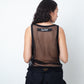 Dsquared2 2020's black fishnet tanktop