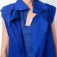 Comme des Garçons 2007 vivid blue deconstructed dress