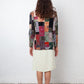 Roberto Cavalli 1970's patchwork multicolor leather and denim jacket