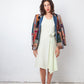 A.F. Vandervorst 2000's pastel green silk dress with pin detail