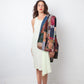 Roberto Cavalli 1970's patchwork multicolor leather and denim jacket