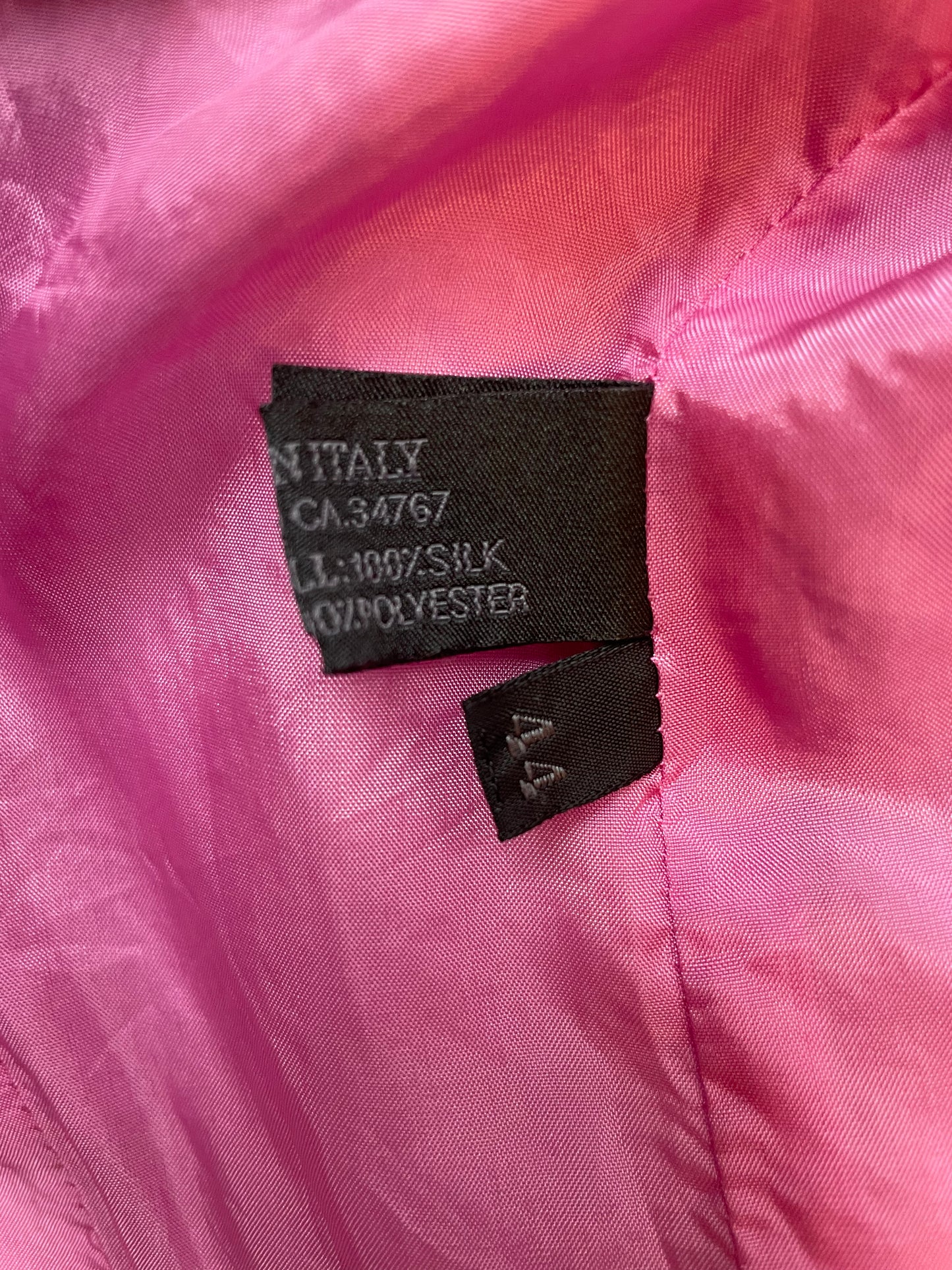 Prada 2000s pink silk sporty jacket