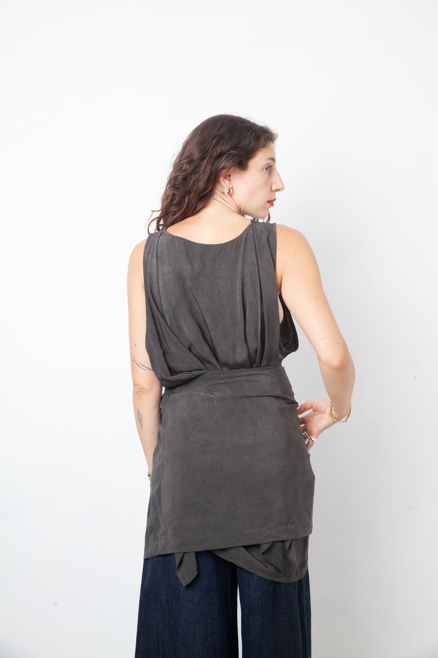 Damir Doma Spring 2011 grey wrap tunic / dress