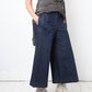 Martin Margiela 2017 denim cropped wide trousers