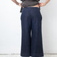 Martin Margiela 2017 denim cropped wide trousers
