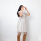 Dries van Noten 2000's double layered white cotton and sheer shirt dress