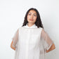 Dries van Noten 2000's double layered white cotton and sheer shirt dress