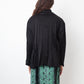 Issey Miyake 90's black pleated oversized jacket