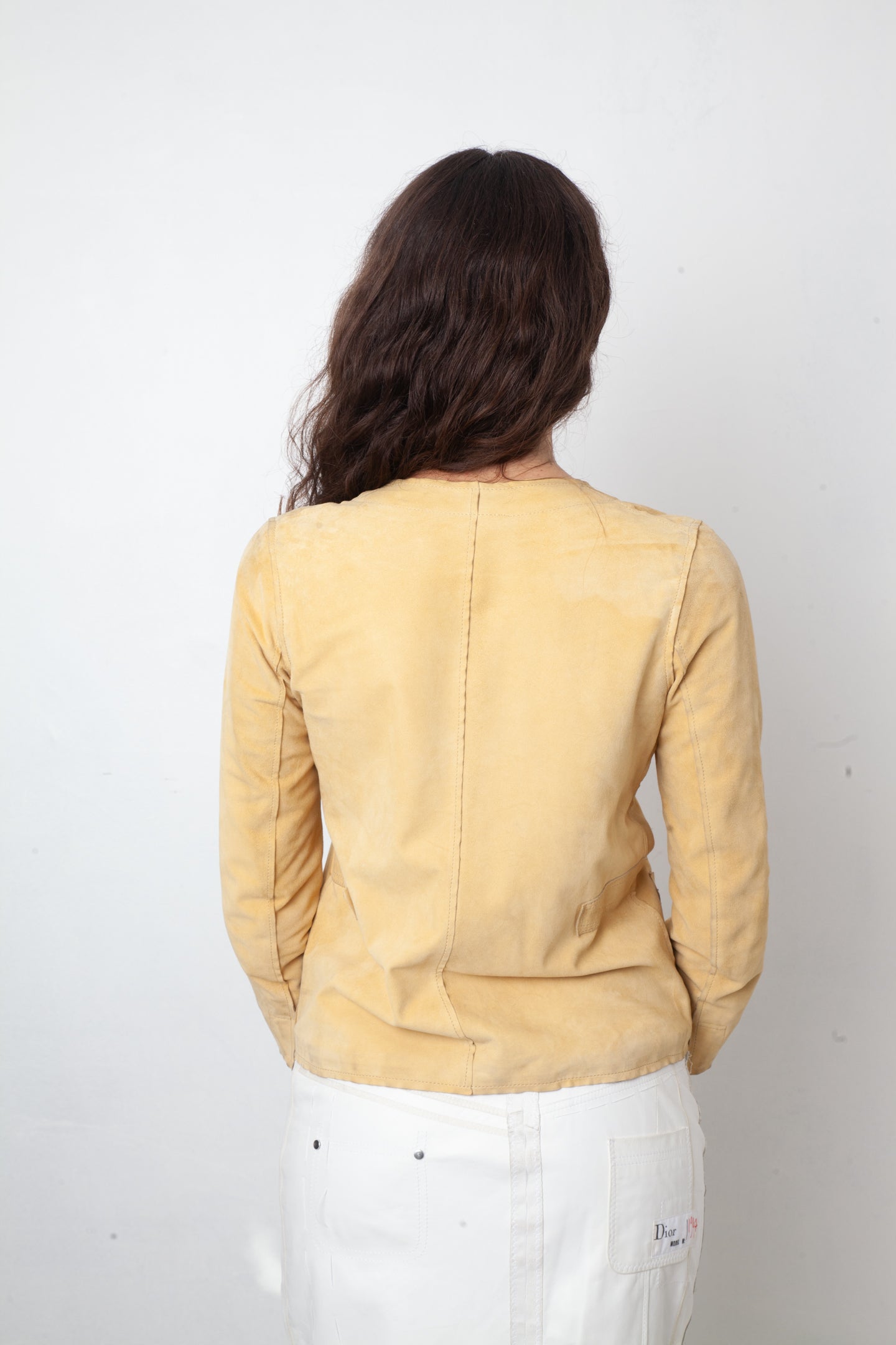 Gucci 90's suede camel jacket