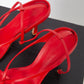 Bottega Venetta 2020's red leather sandals size 37