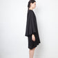 Lanvin Fall 2011 black silk dress with cape