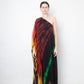 Halpern FW 2020 off-shoulder rainbow floor length gown