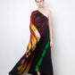 Halpern FW 2020 off-shoulder rainbow floor length gown