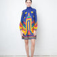 Valentino Pre Fall 2016 silk multicolour Empire State Building mini dress