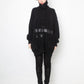 Margiela Fall 2009 black wool knit tape sweater