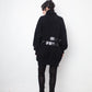 Margiela Fall 2009 black wool knit tape sweater