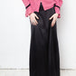 Ann Demeulemeester 2000's black silk maxi skirt