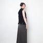 Ann Demeulemeester 2000's grey denim maxi skirt with sparkle