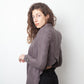 Tim van Steenbergen 2000's faux suede taupe draped blazer