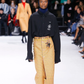 Balenciaga Fall 2018 checkered yellow pink and green cloth boots size 37